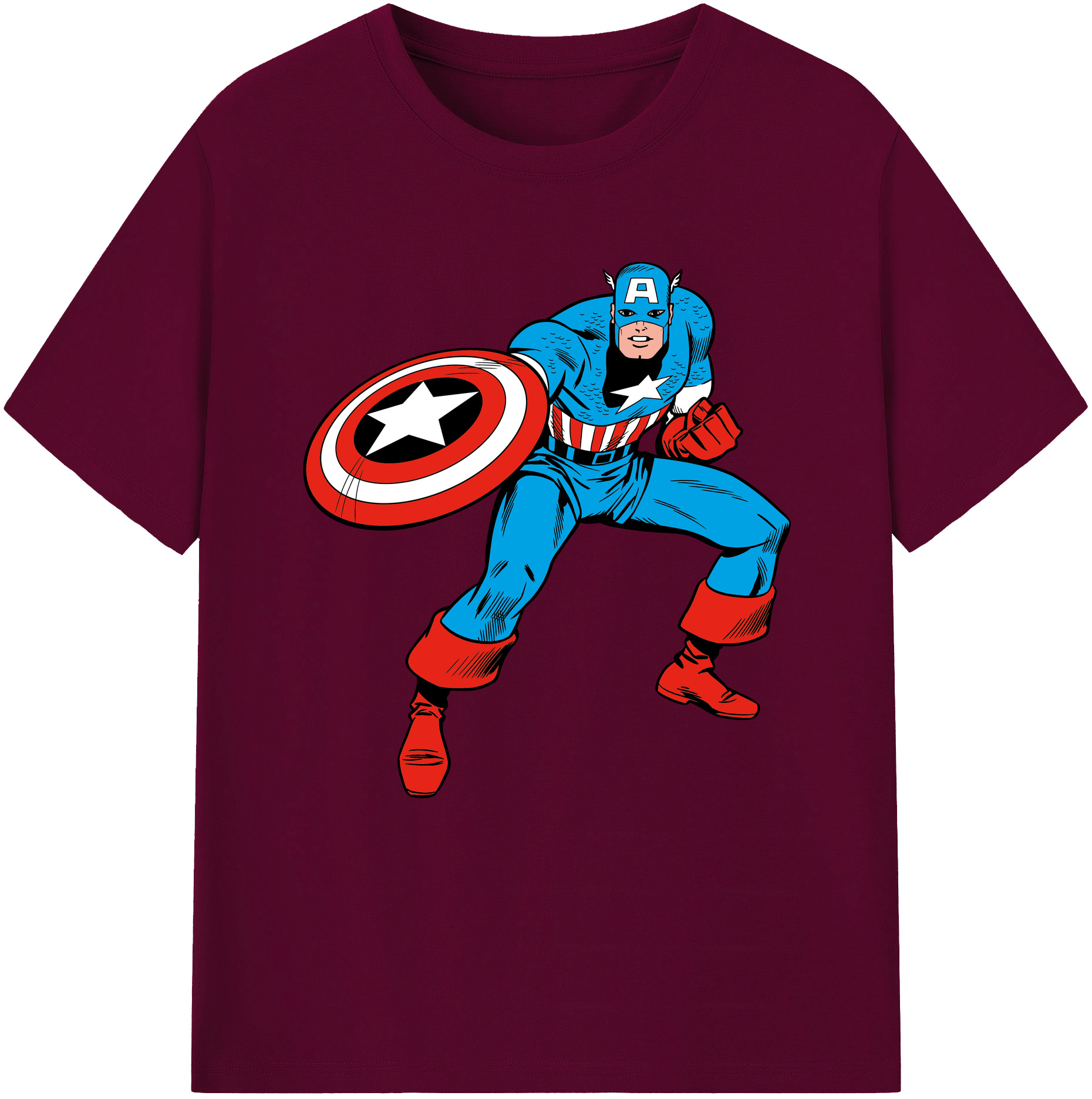 （画像用） アベンジャーズ The Avengers レディースカジュアルプリントTシャツ（綿100％）